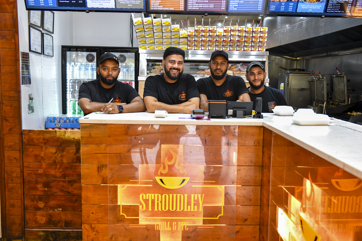 The welcoming team behind the counter at Stroudley Grill