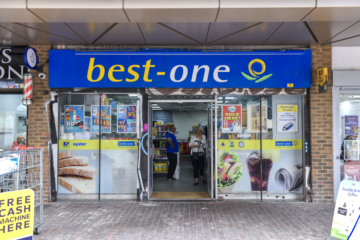 Best One shopfront at 20 Stroudley Walk
