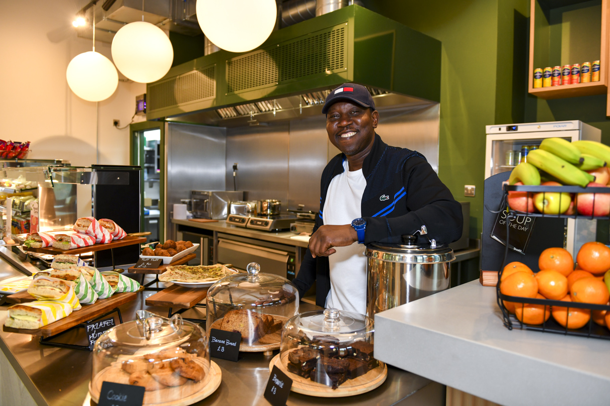 Coffee, cakes and a warm welcome at Minnie’s café counter